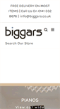 Mobile Screenshot of biggars.co.uk