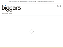 Tablet Screenshot of biggars.co.uk